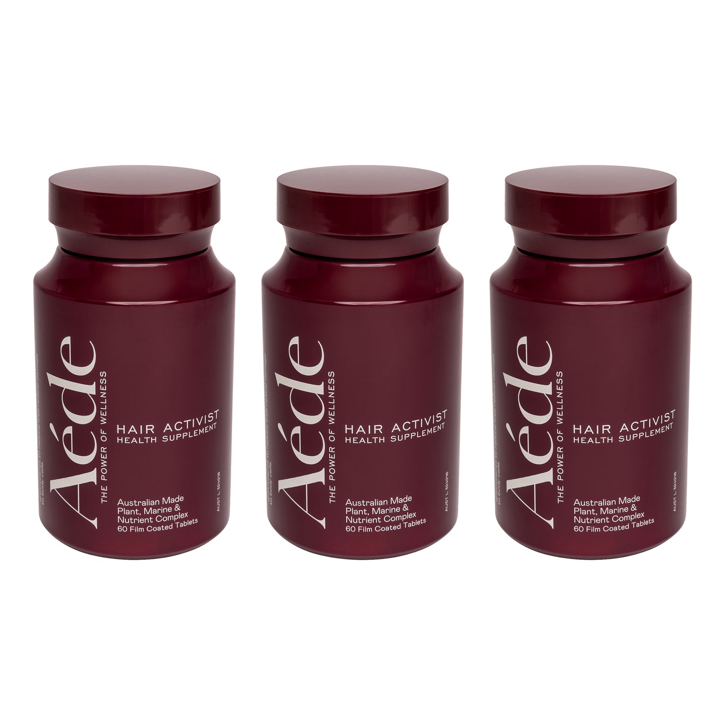 AEDE Trio Box Hair Tablets (180 Tablets)